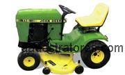 John Deere 116 ficha tecnica 