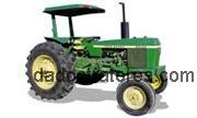 john deere 2640 Ficha técnica 